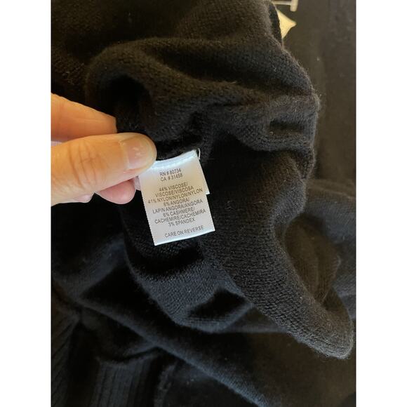 BCBG Maxazria Y2K Lagenlook Angora Cashmere Blend Cardigan Poncho XS/S NWT - Picture 5 of 6